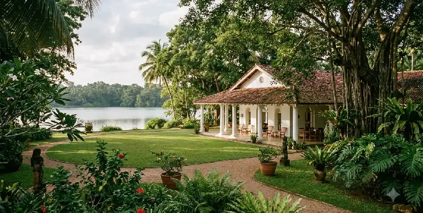 Lunuganga Estate garden