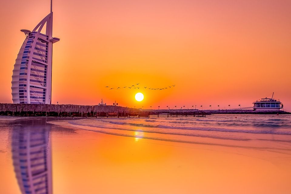 Sunset in Dubai